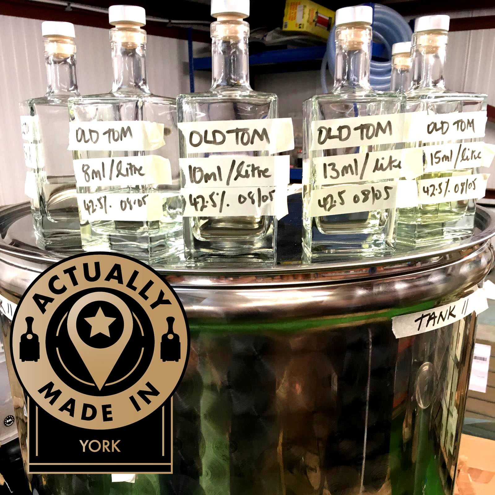 Experiments with creating York Gin Old Tom