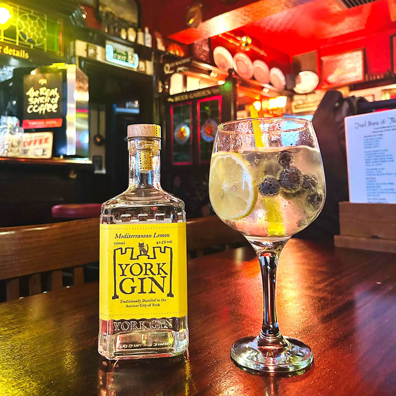 Lemon Cocktail York Gin at Exhibition