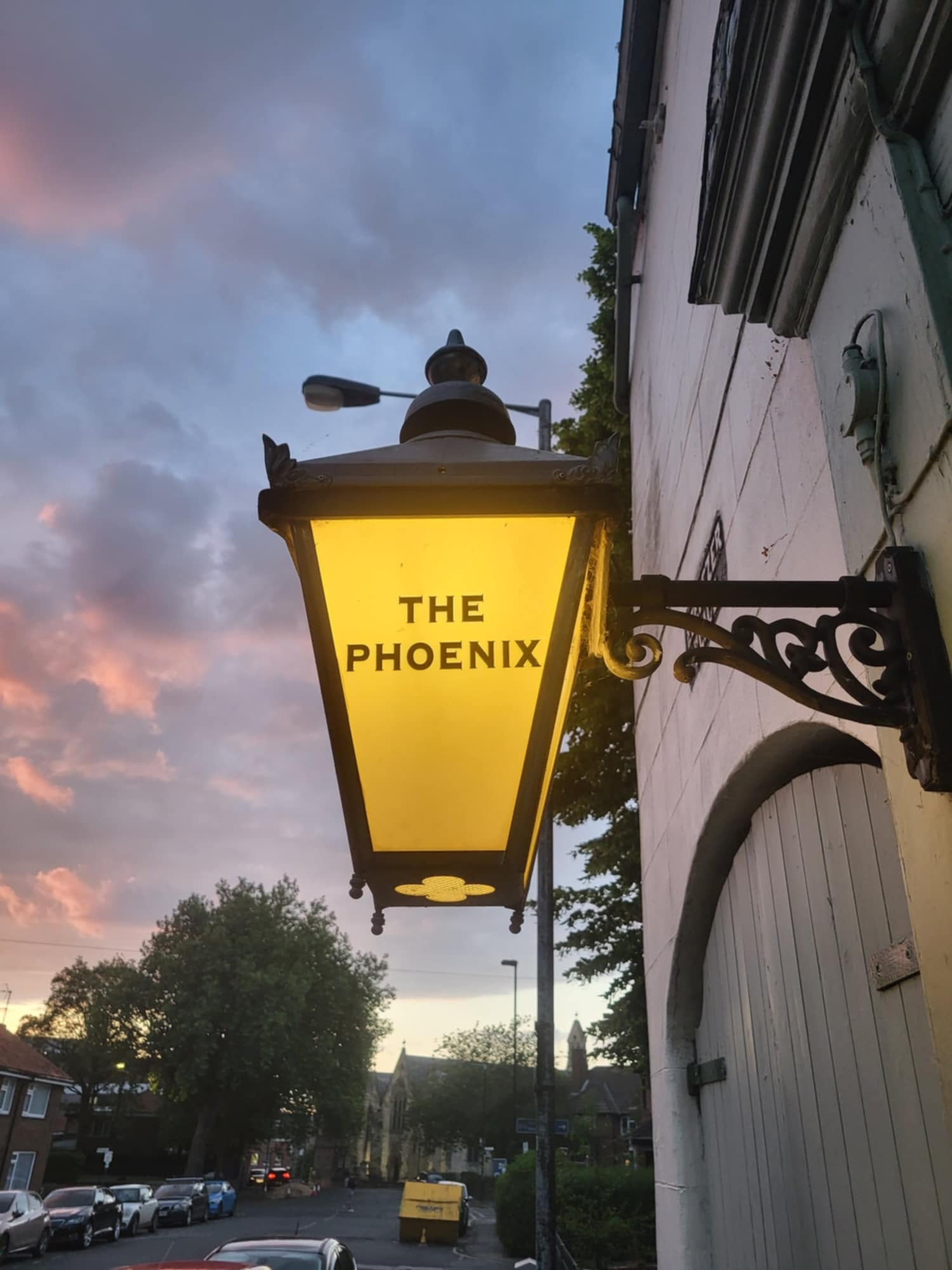 Phoenix Pub York vintage light