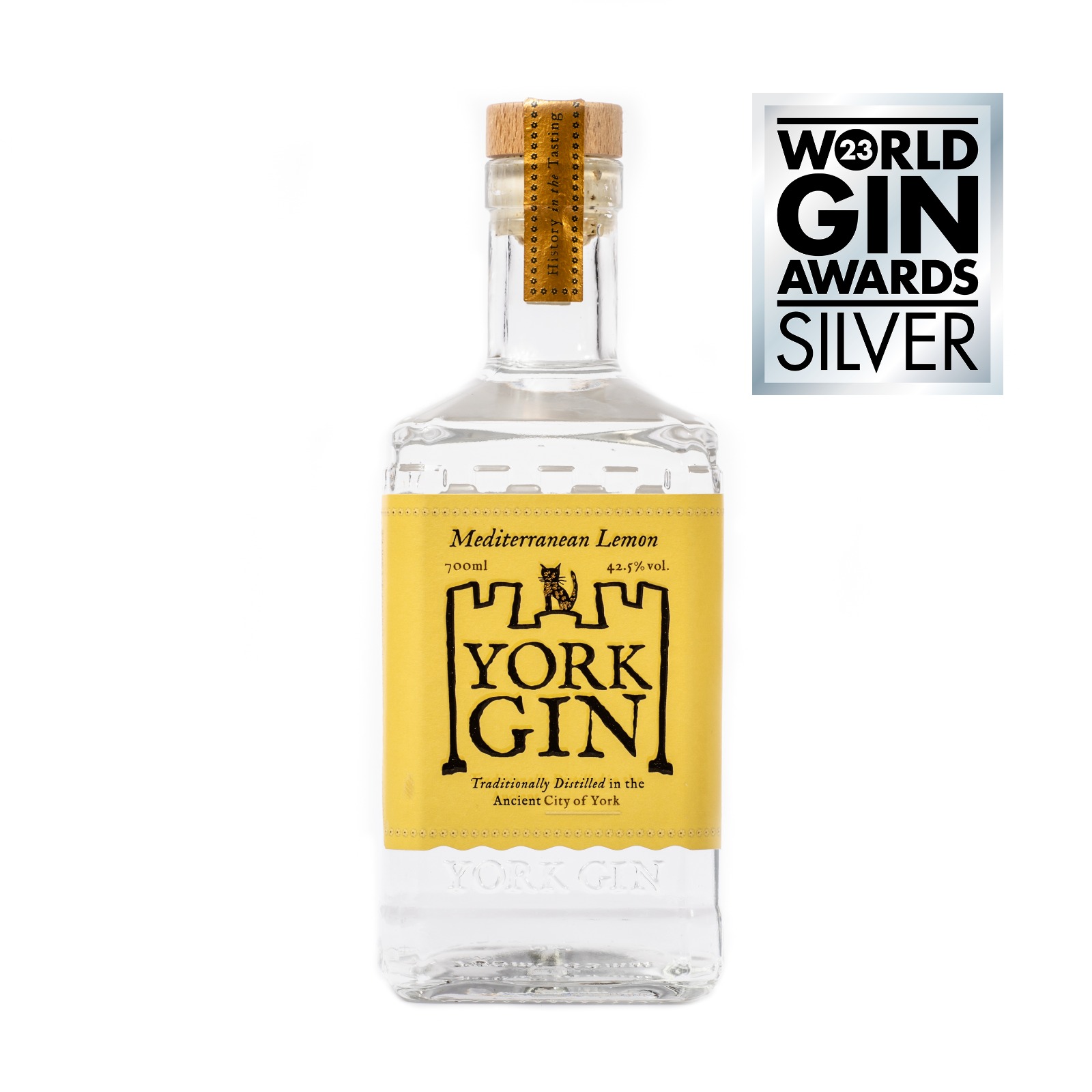 Silver Award Winning Lemon Gin in World Gin Awards