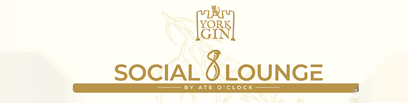 York Gin and Social8 logos